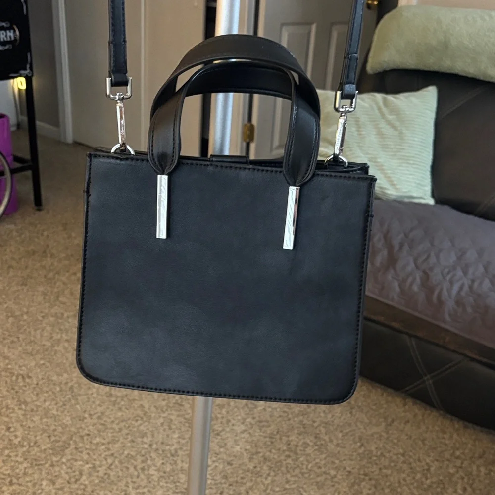 Calvin Klein Black Satchel Bag - Picture 5 of 7